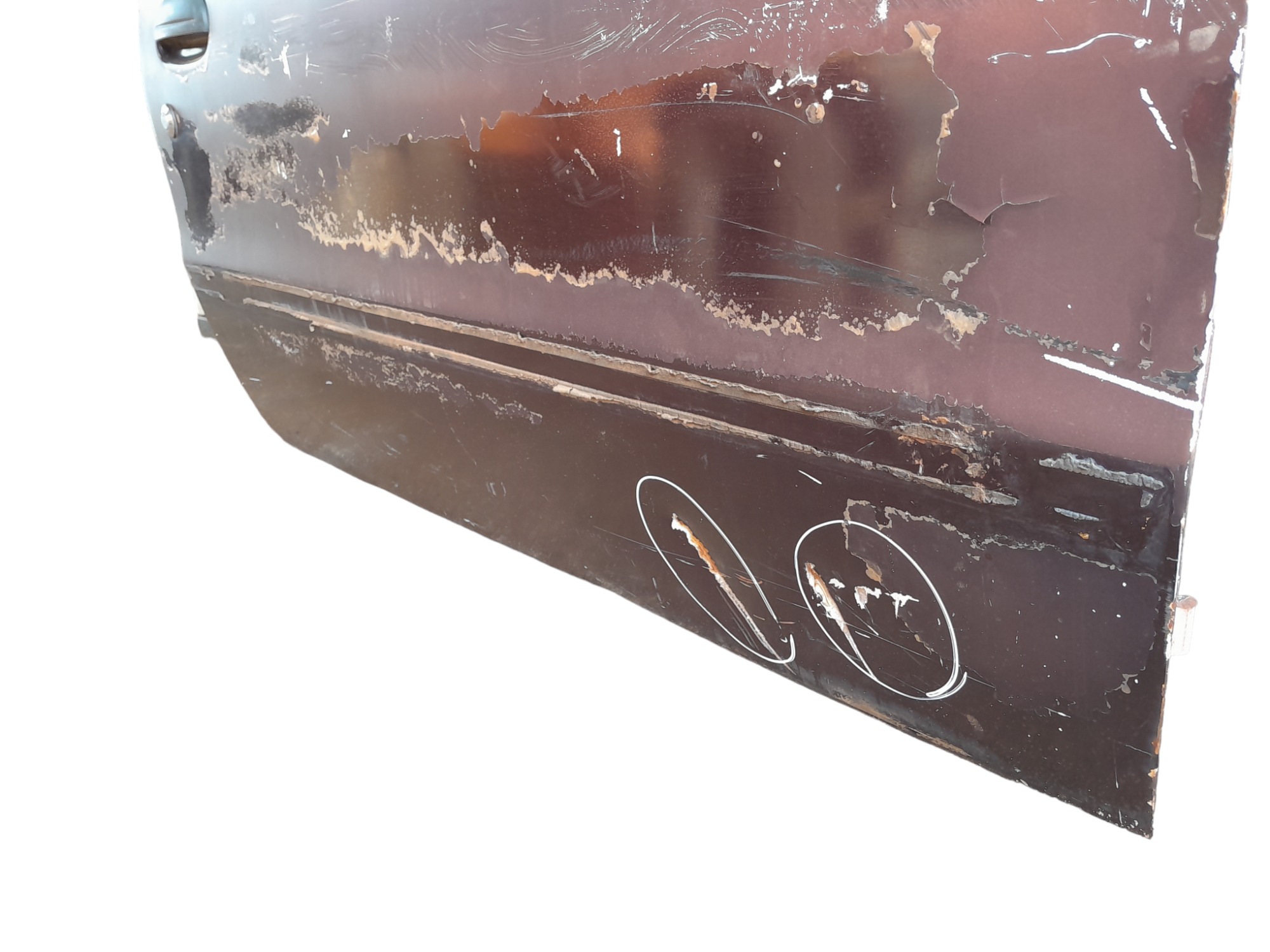 Porta Lado Direito Fiat Palio Siena Com Avaria 2 Portas  Dianteira Direito Vermelho 2