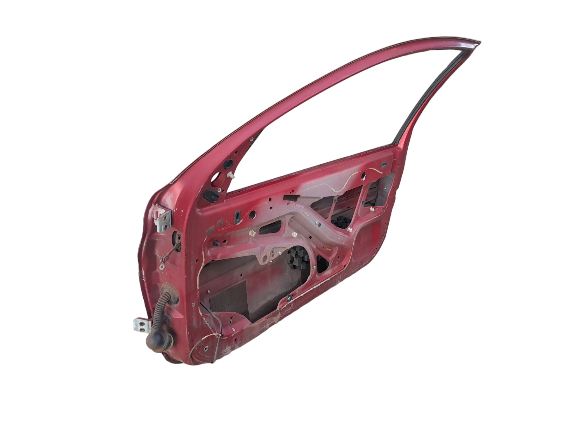 Porta Dianteira Direita Peugeot 206 207 2 Portas Original  Dianteira Direito Vermelho 4
