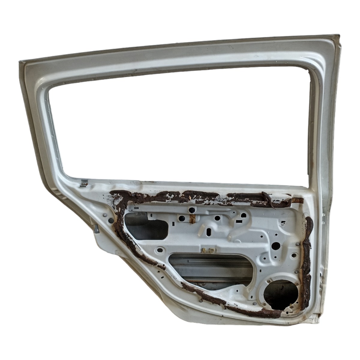 Porta Traseira Esquerda Renault Clio 1999 A 2016  Traseira Esquerdo Branco 6