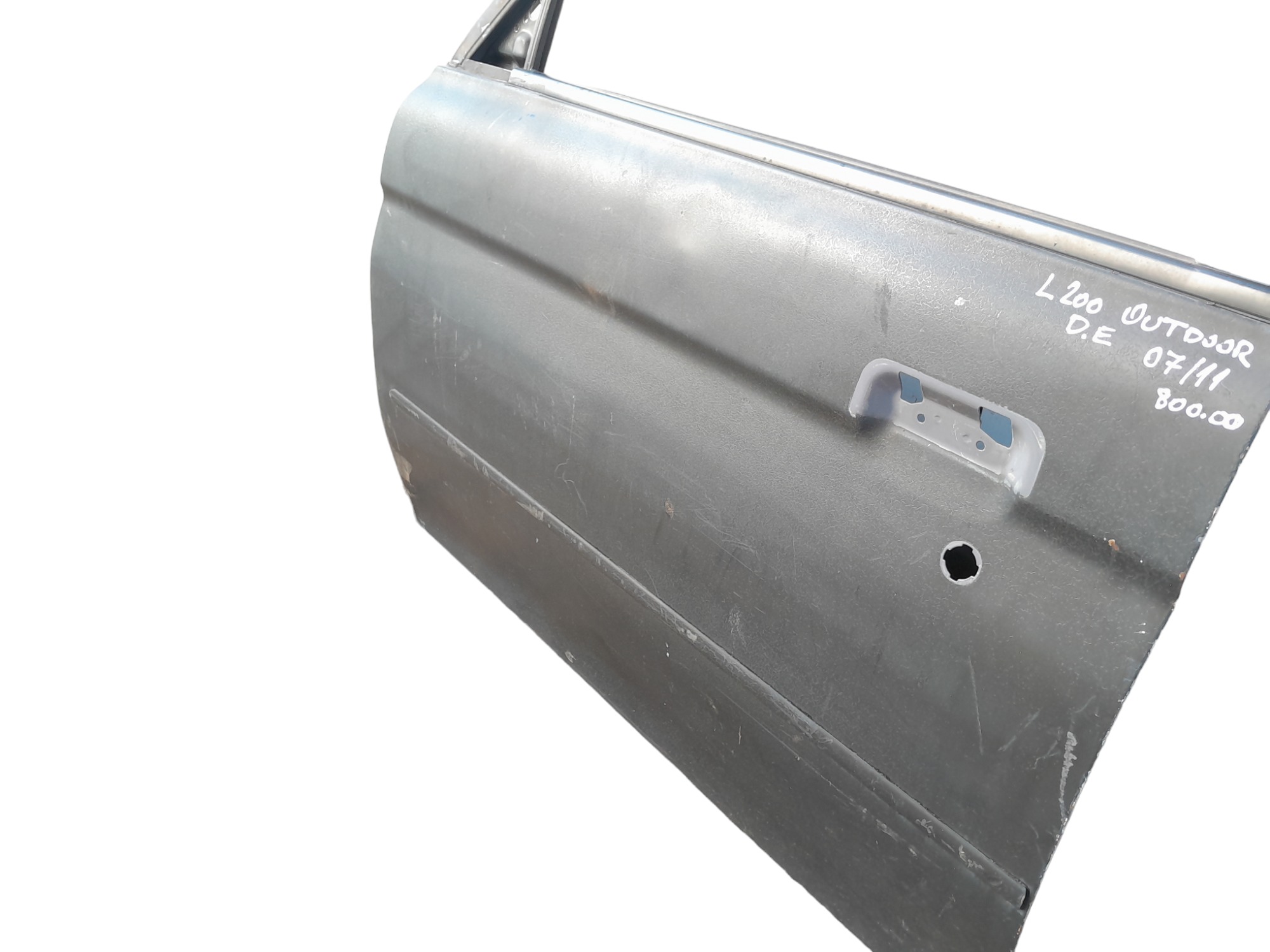 Porta Dianteira Esquerda Mitsubishi L200 Outdoor 2007 A 2011 Dianteira Esquerdo Preto 2
