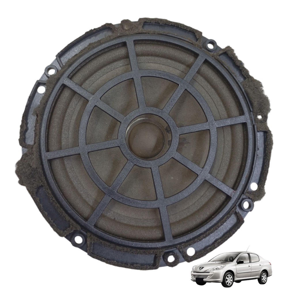 Alto Falante Porta Dianteira Direita Peugeot 207 2008/2013 Verde E Preto