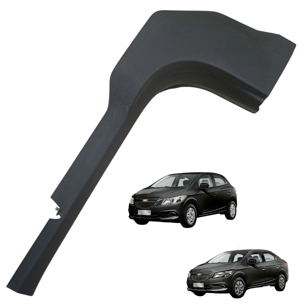 Moldura Soleira Dianteira Direita Onix Prisma 2012 A 2019 Preto