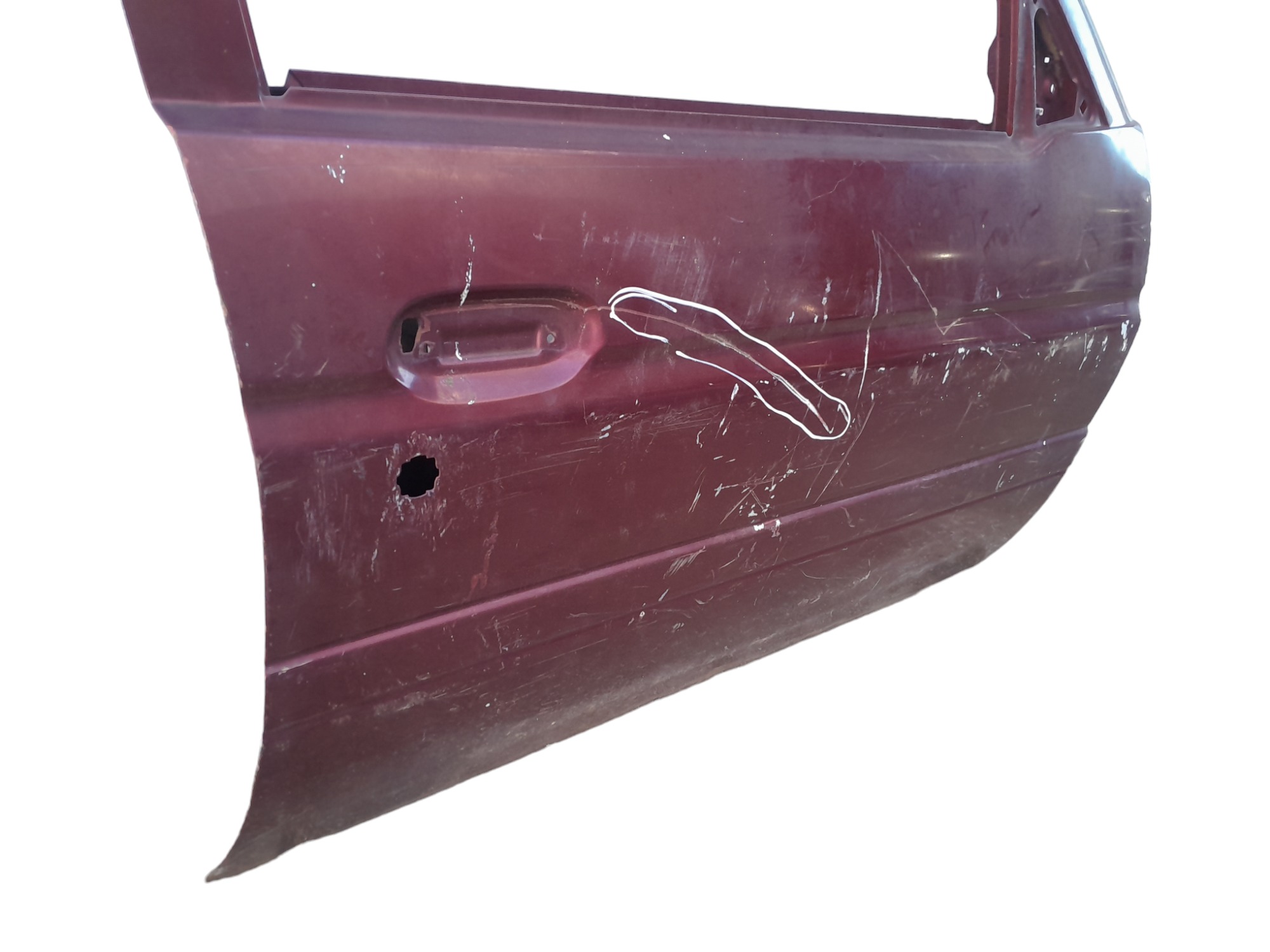 Porta Dianteira Direita Ford Escort Zetec 1997/02 Original  Dianteira Direito Vermelho 3