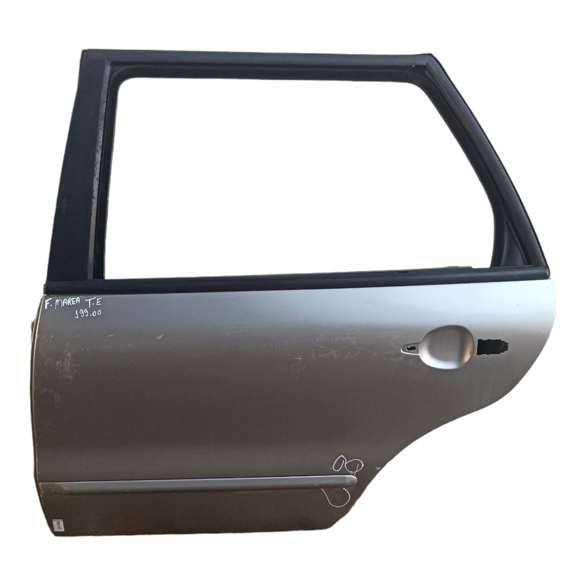 Porta Traseira Esquerda Fiat Marea 1998 Com Detlhes Traseira Esquerdo Prata