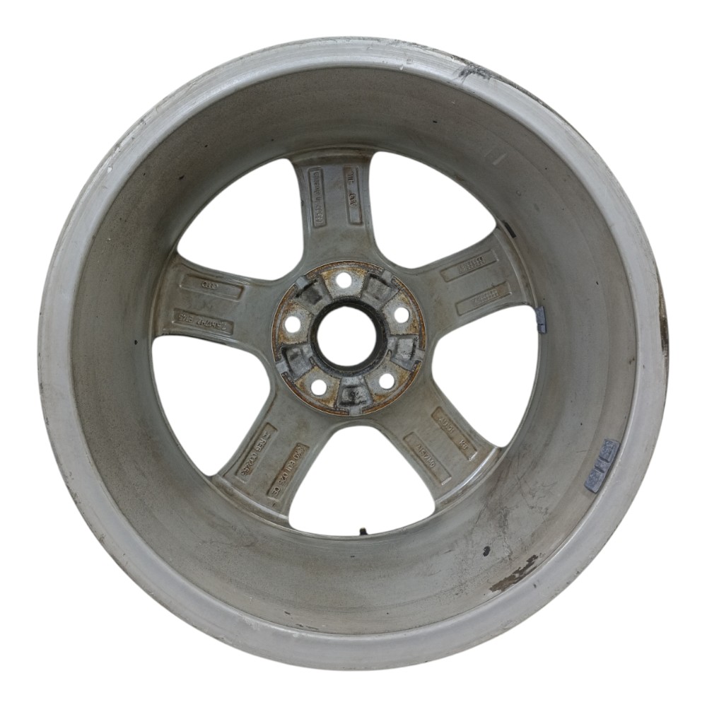 Roda De Liga Aro 17 Audi A4 2.0 Com Detalhe 2013 2014 A 2016 Prata 5
