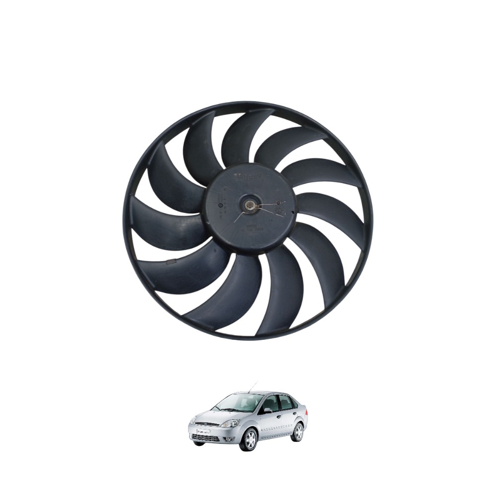 Ventoinha Radiador Fiesta Rocam Com Ar Cond 2004 A 2012 Orig