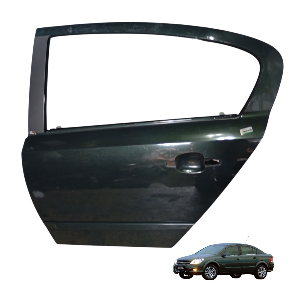 Porta Traseira Esquerda Vectra Sedan 2007 2008/2011 Original Traseira Esquerdo Verde