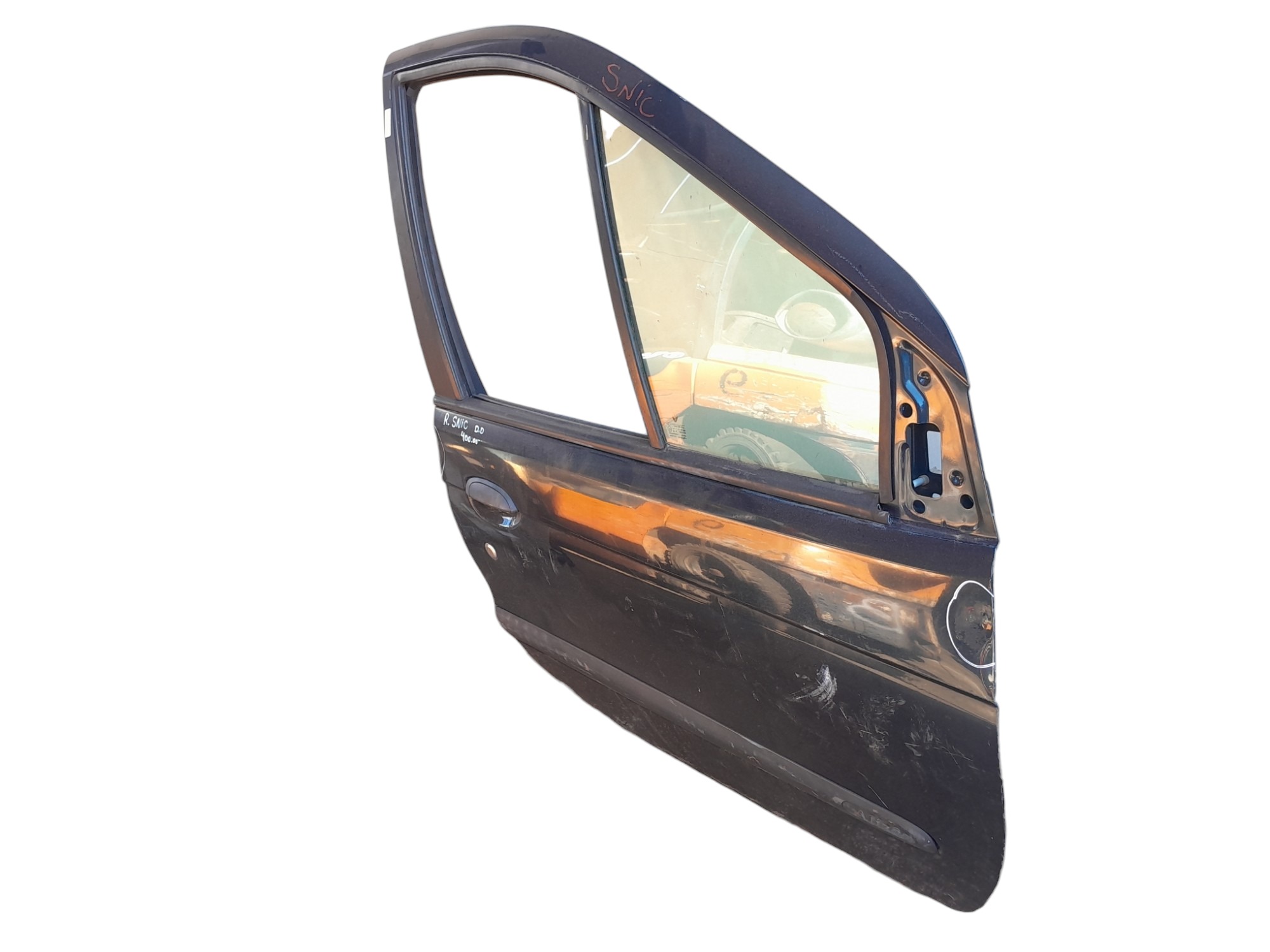 Porta Dianteira Direita Renault Scenic Original Com Detalhe Dianteira Direito Azul 1