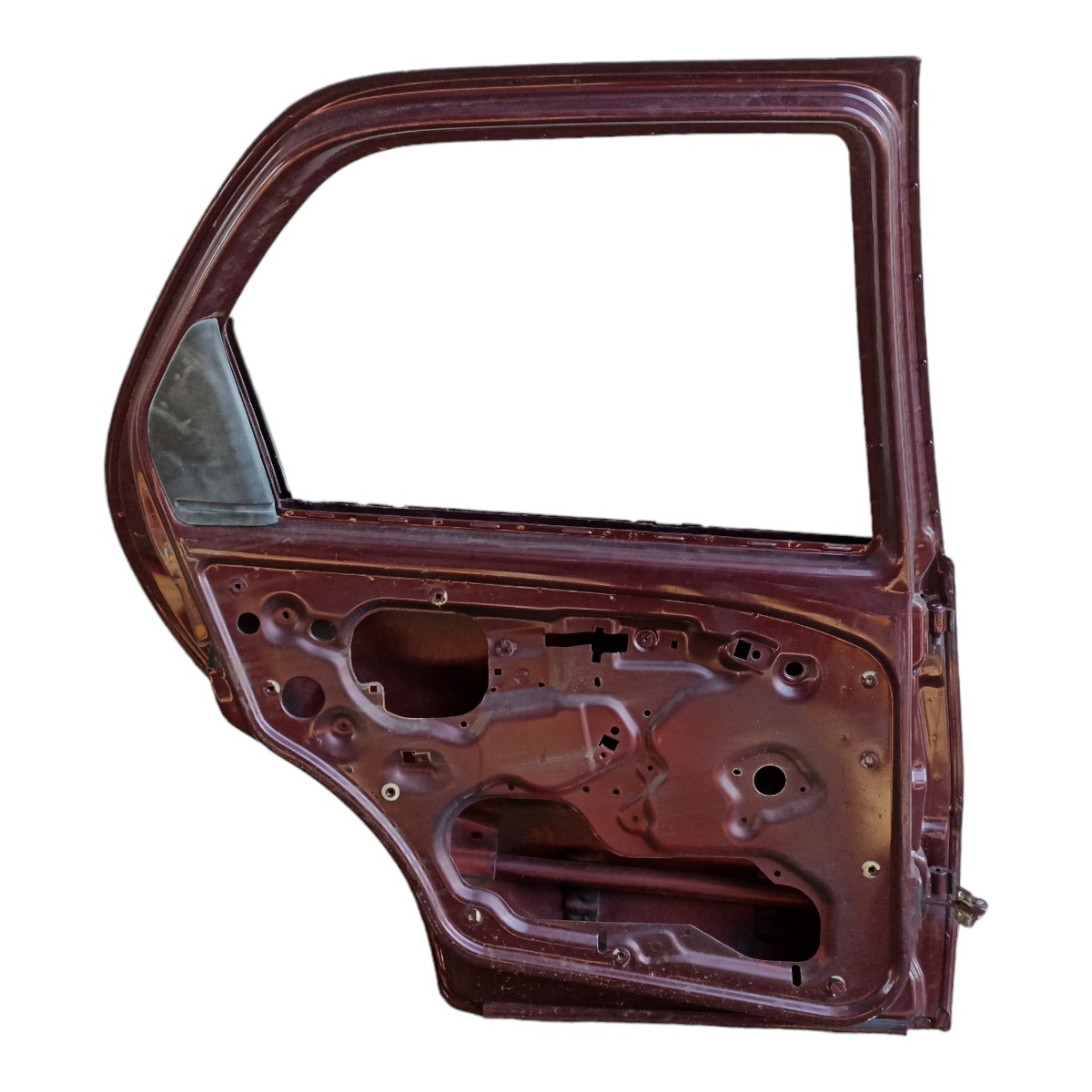 Porta Traseira Esquerda Fiat Palio Siena 96/03 Com Avarias Traseira Esquerdo Vermelho 6