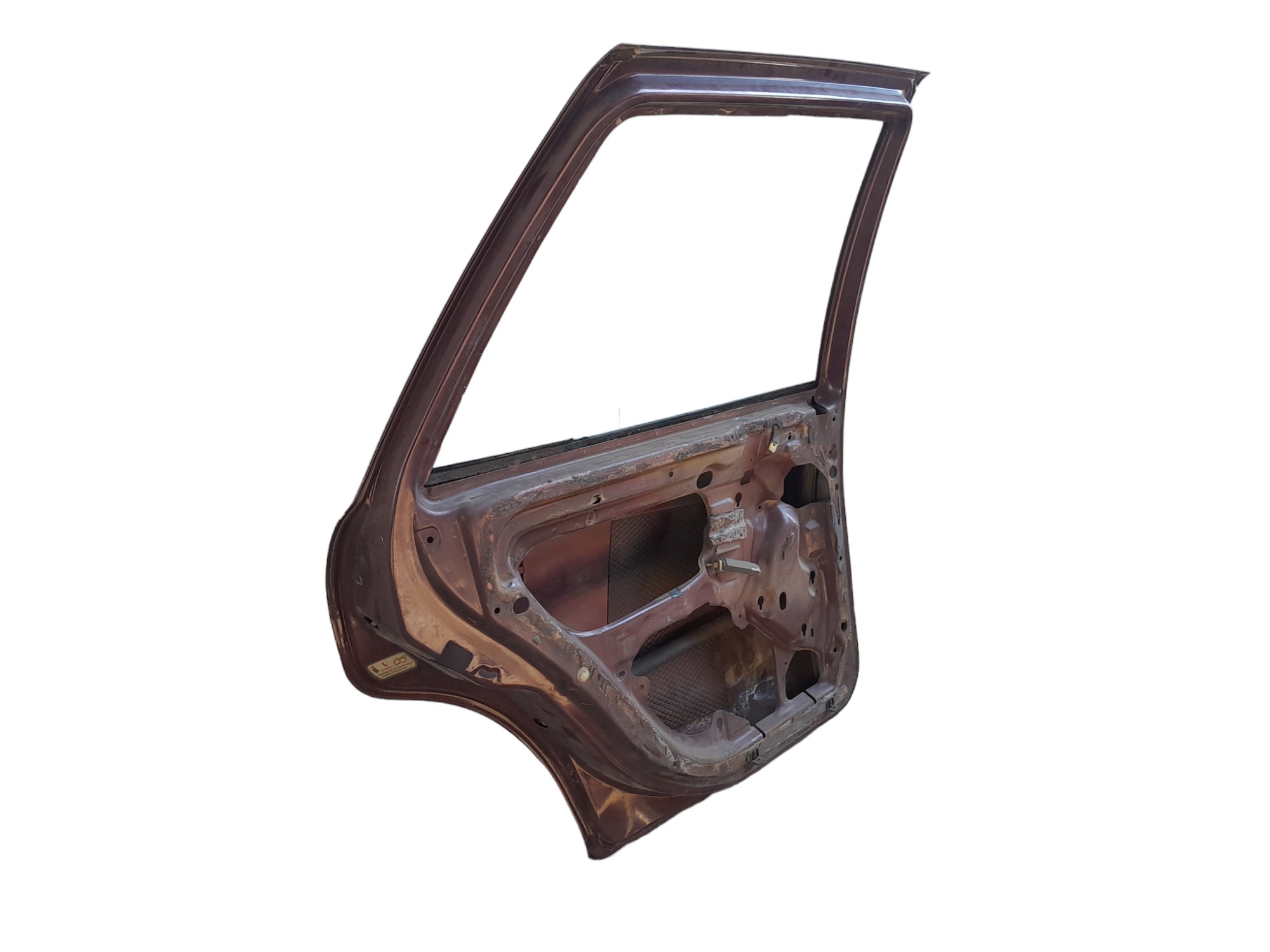 Porta Traseira Esquerda Volkswagen Gol Parati G2 G3  96/05 Traseira Esquerdo Vermelho 6