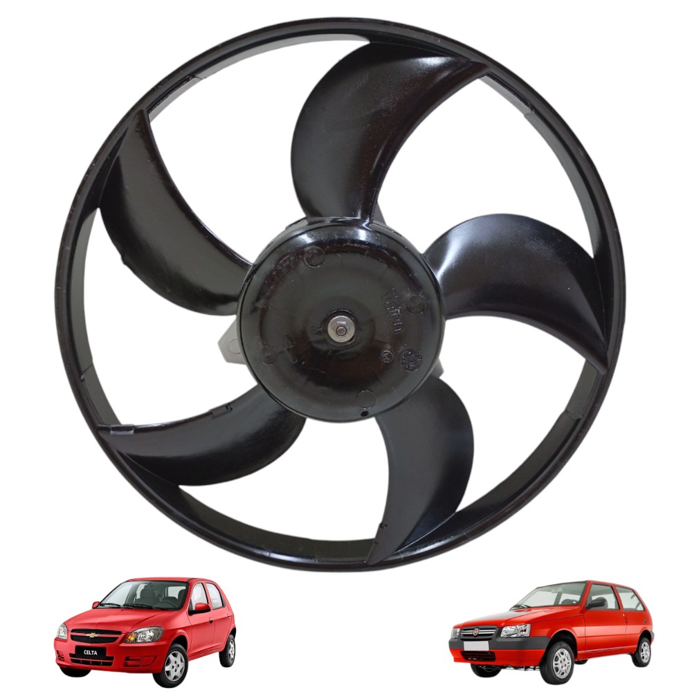 Ventoinha Radiador S/ar Celta 2007 A 2016 Uno Fire 04/11