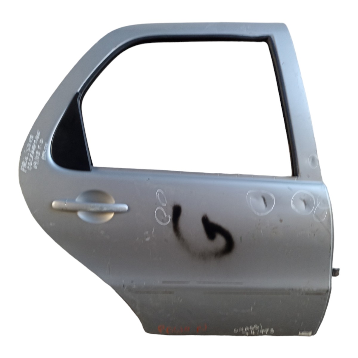 Porta Traseira Direita Fiat Palio Siena Celebration 04/08 Traseira Direito Prata 1