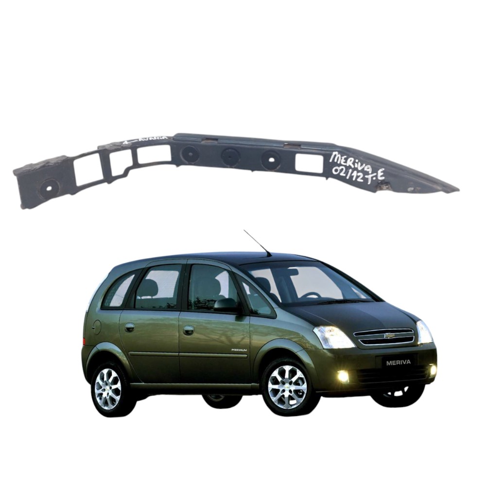 Guia Para Choque Traseiro Esquerdo Meriva 2002 A 2012 Avaria