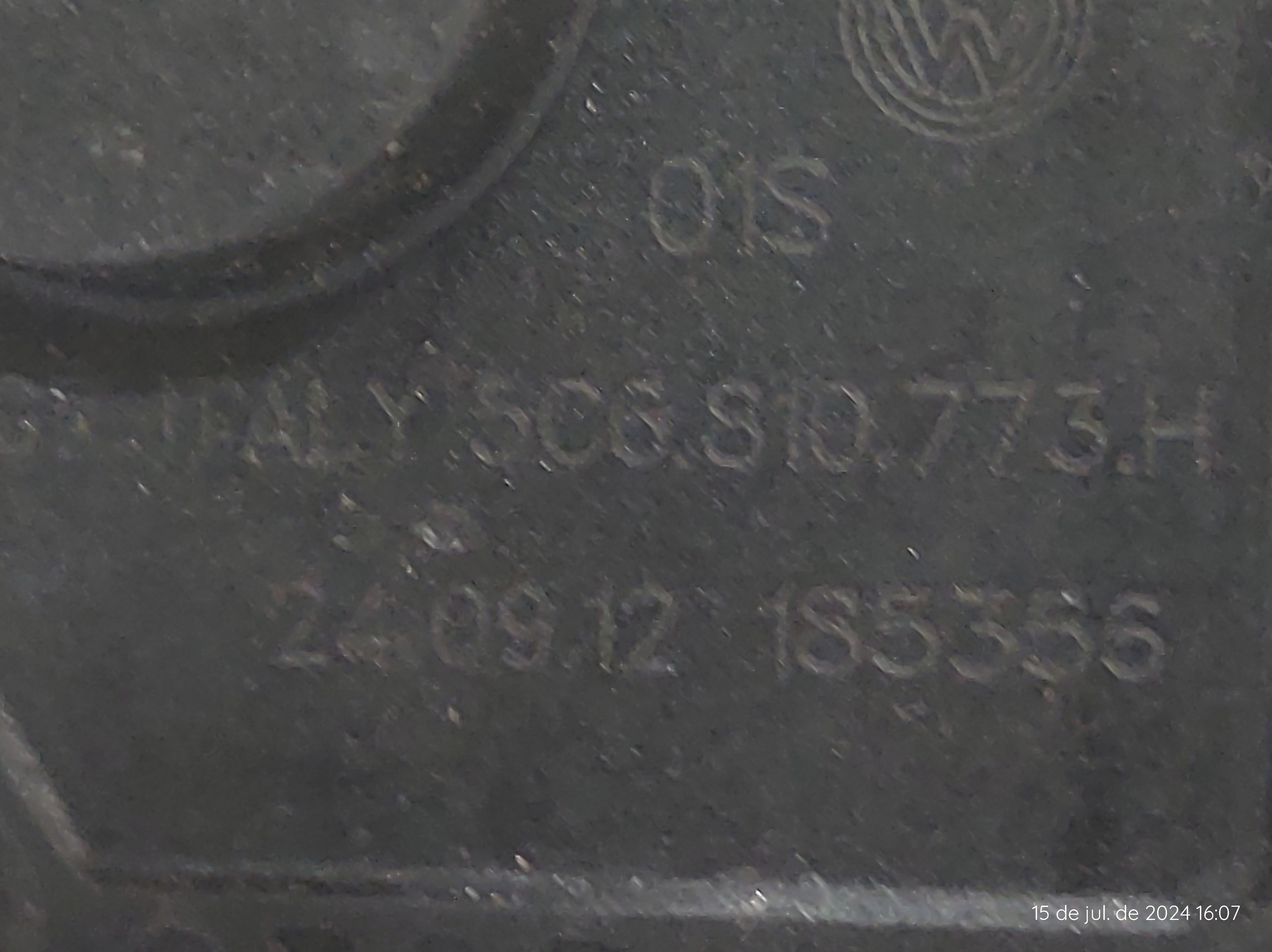 Trava Portinhola Combustível Jetta 11 A 15 5c6810773 Preto 2015 5