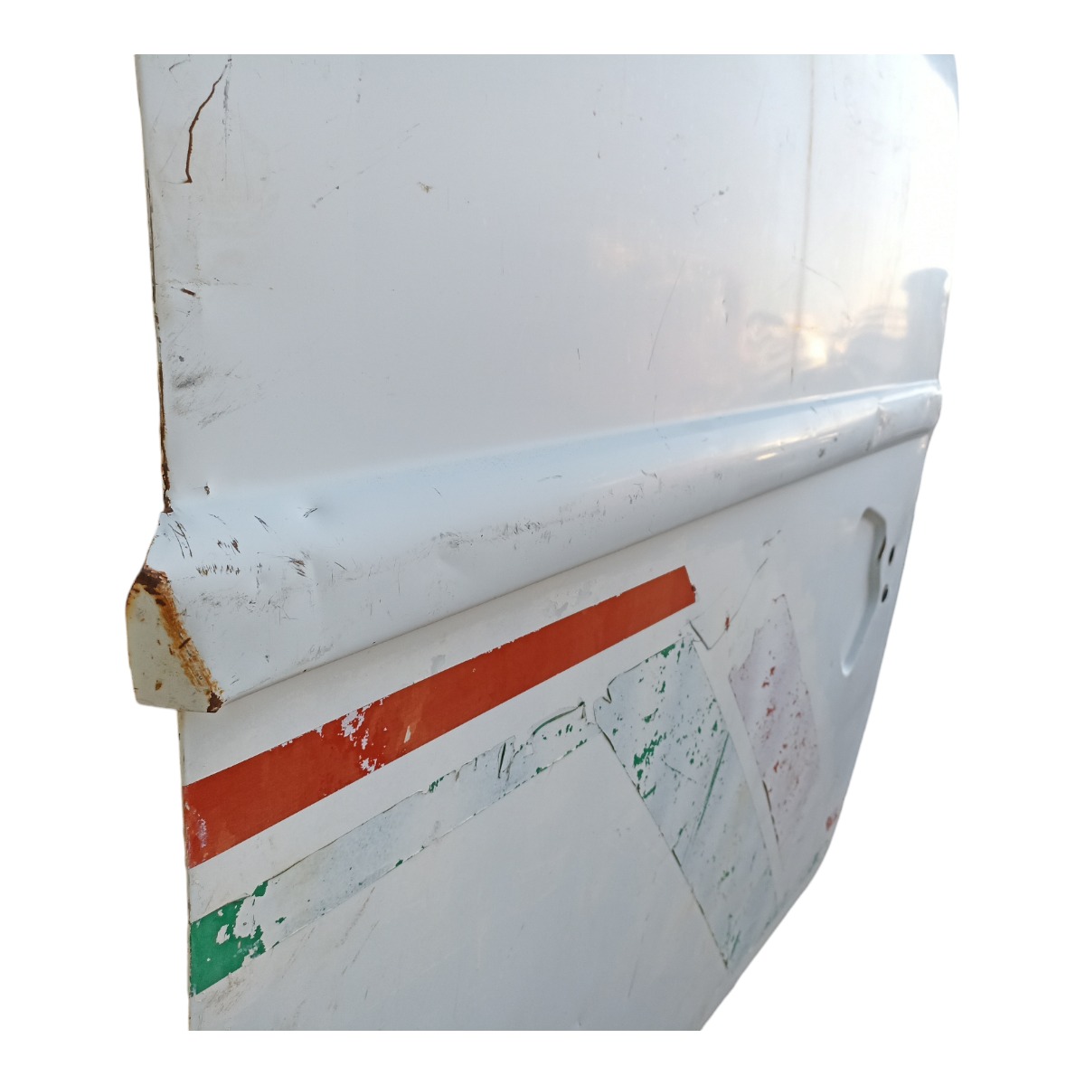 Porta De Corre Lateral Fiat Doblo Cargo 2002 2003 2004 A 08 Traseira Direito Branco 5