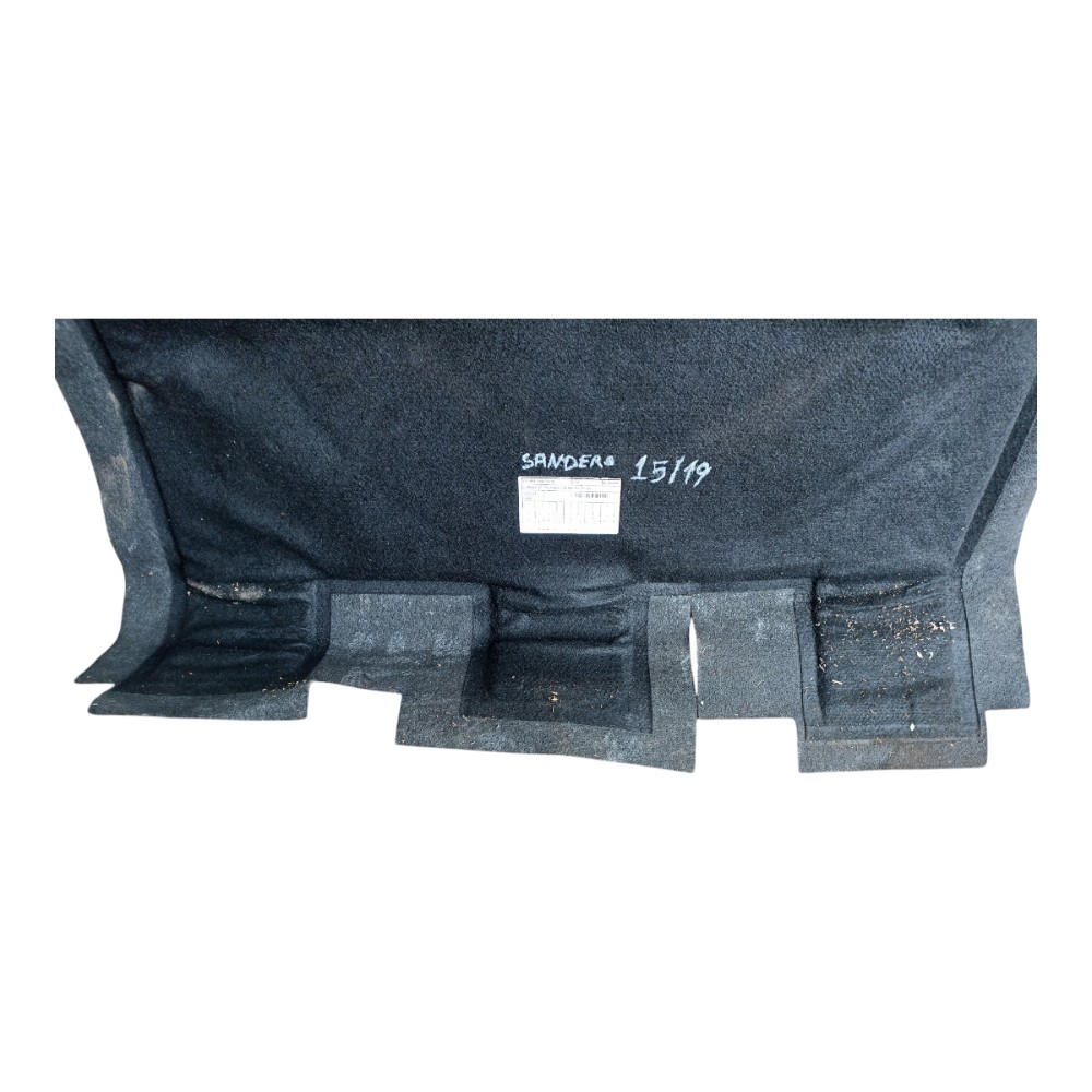 Carpete Porta Mala Renault Sandero 2015 2016 2017 2018 2019 Preto 4