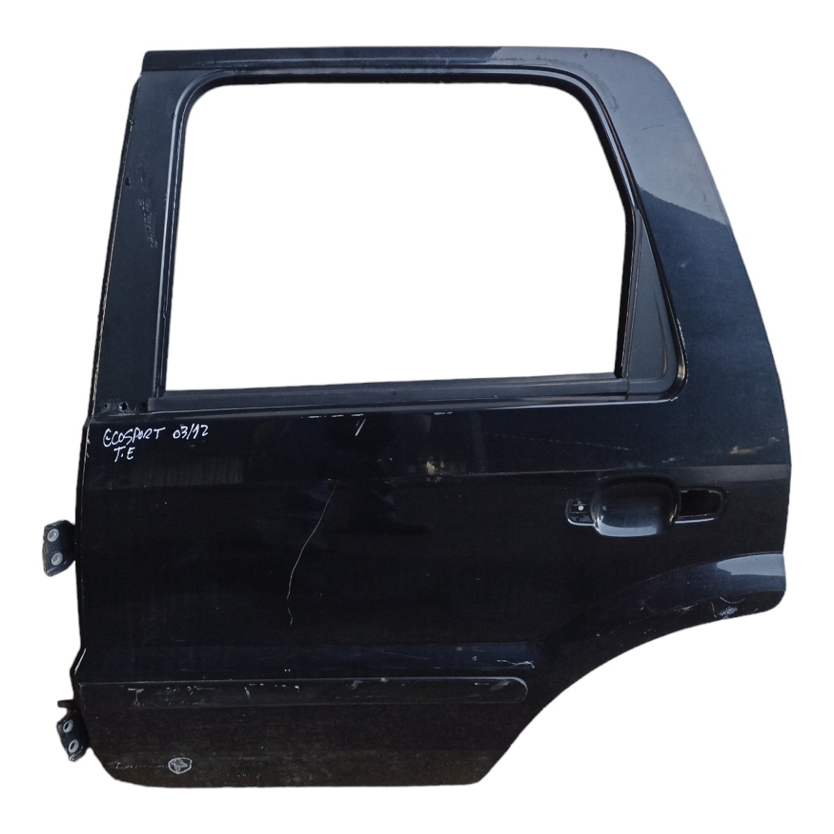 Porta Traseira Esquerda Ford Escosport 2003 A 2012 Traseira Esquerdo Preto