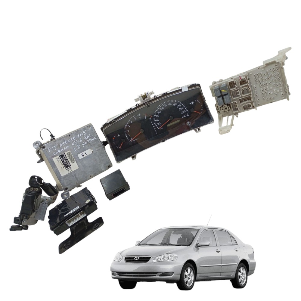 Kit Modulo Cod Injeção Corolla Xei 1.8 Autom 2003 A 2008