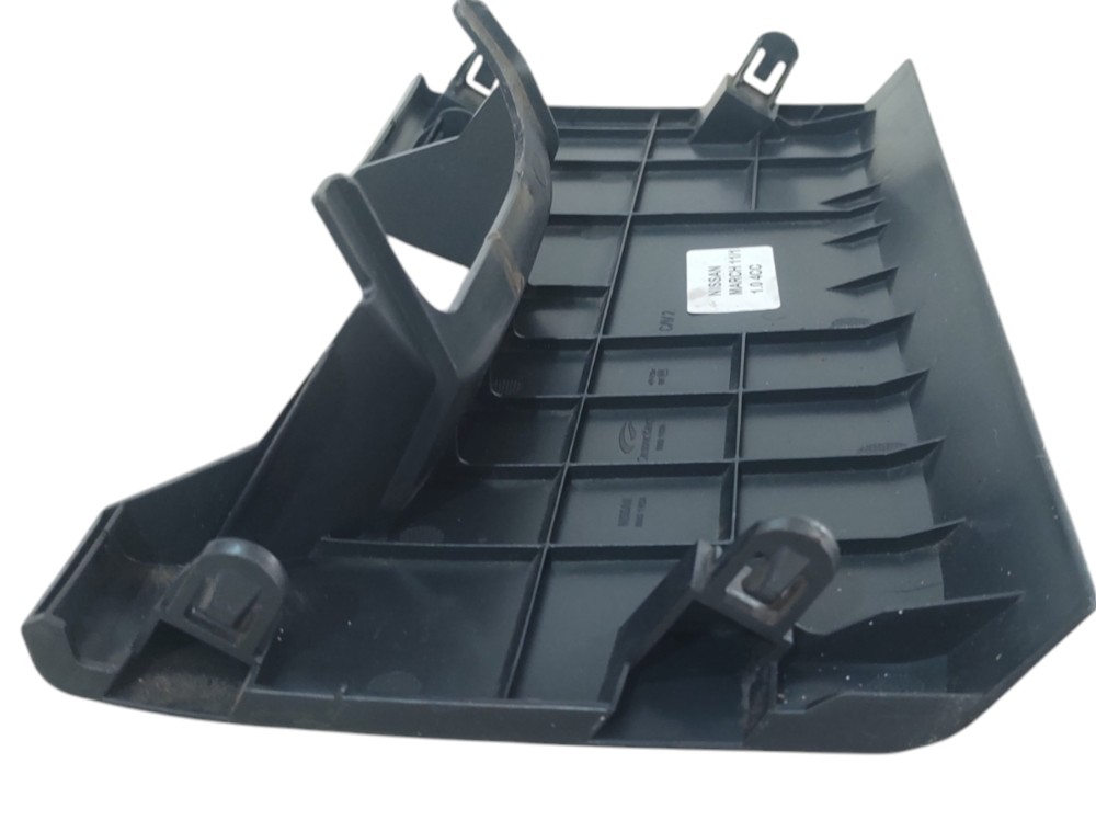 Acabamento Painel Inferior Nissan March 2011 A 15 689621hk0a Preto 5