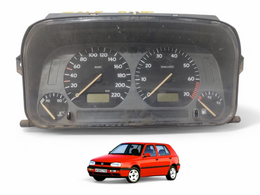 Painel Velocímetro Vw Golf 1996 A 1999 1h0919860 Preto