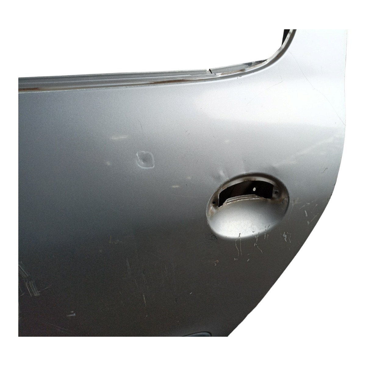 Porta Traseira Esquerda Peugeot 206 207 Com Detalhes Traseira Esquerdo Prata 2