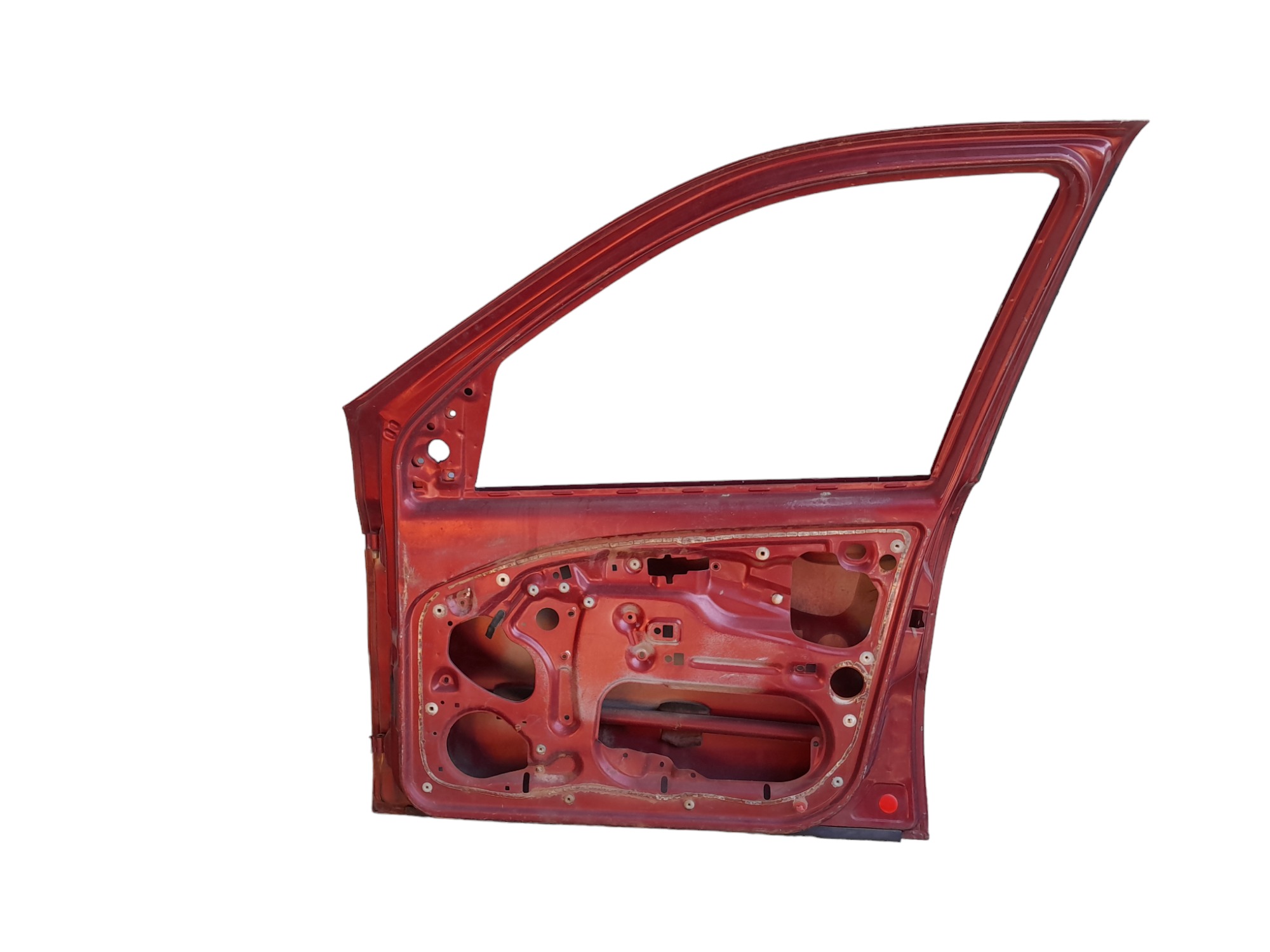 Porta Dianteira Direita Fiat Palio Siena 1996 A 2003 Detalhe Dianteira Direito Vermelho 5
