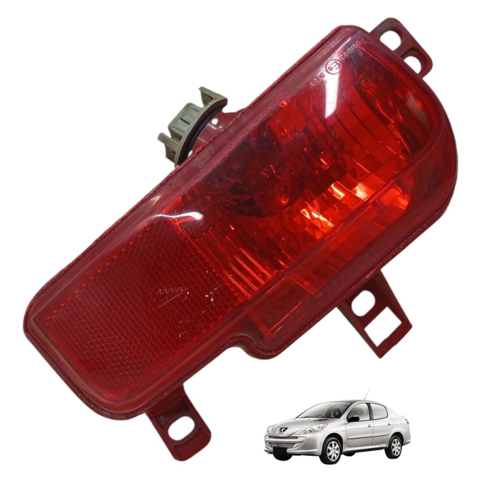 Lanterna Neblina Lado Direito Peugeot 207 2008 A 2014 Direito/passageiro Vermelho