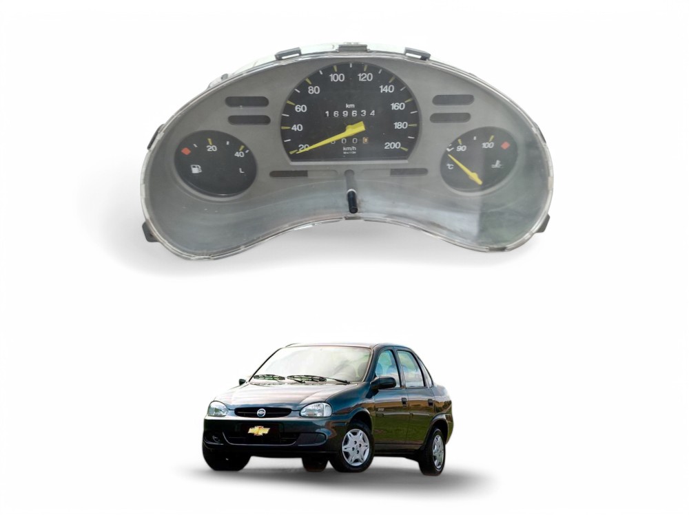 Painel Instrumento Corsa Wind Classic 1994 A 2000 90386322 Cinza