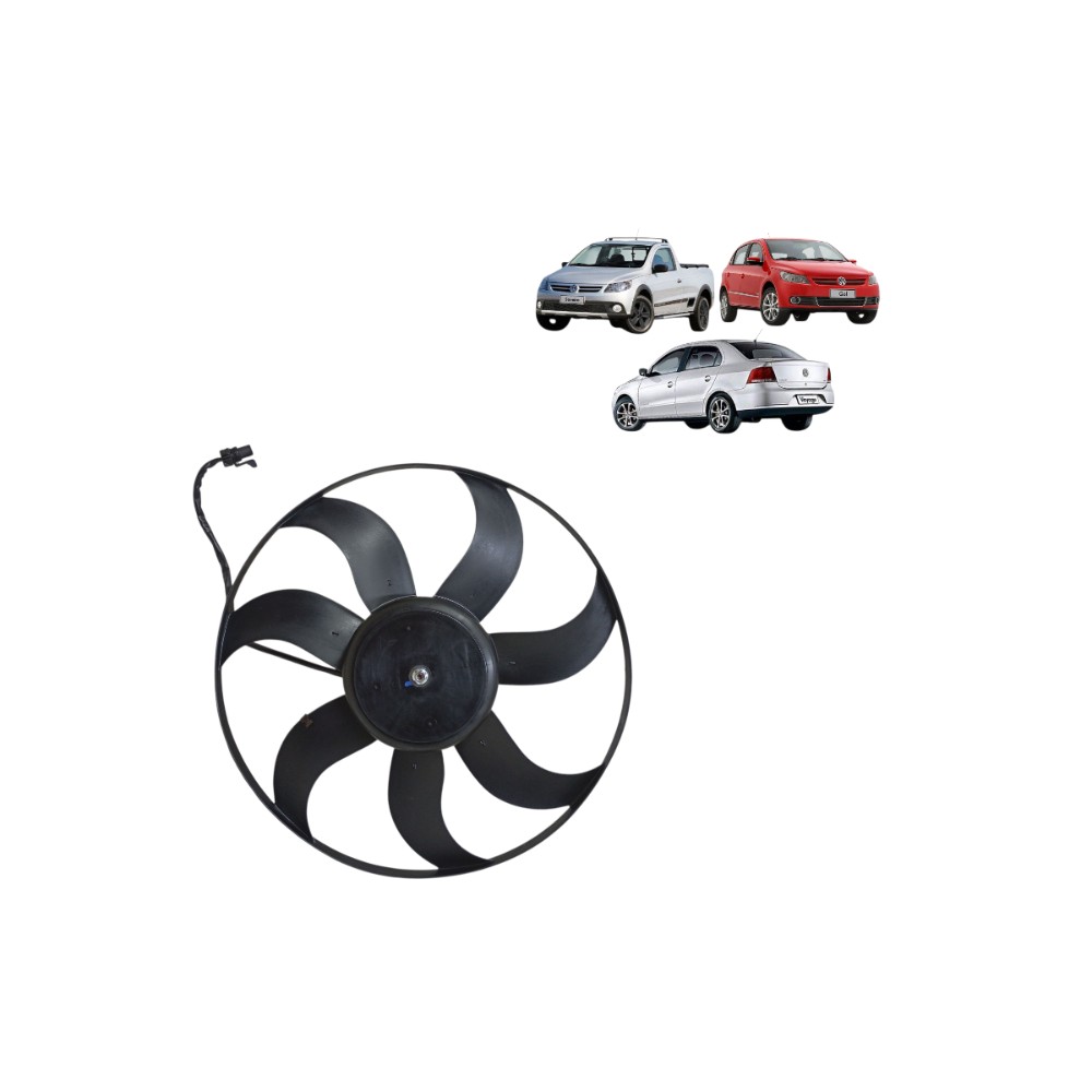 Ventoinha Gol Sav Voy G5 G6 G7 C/ Ar Condicionado Denso Orig