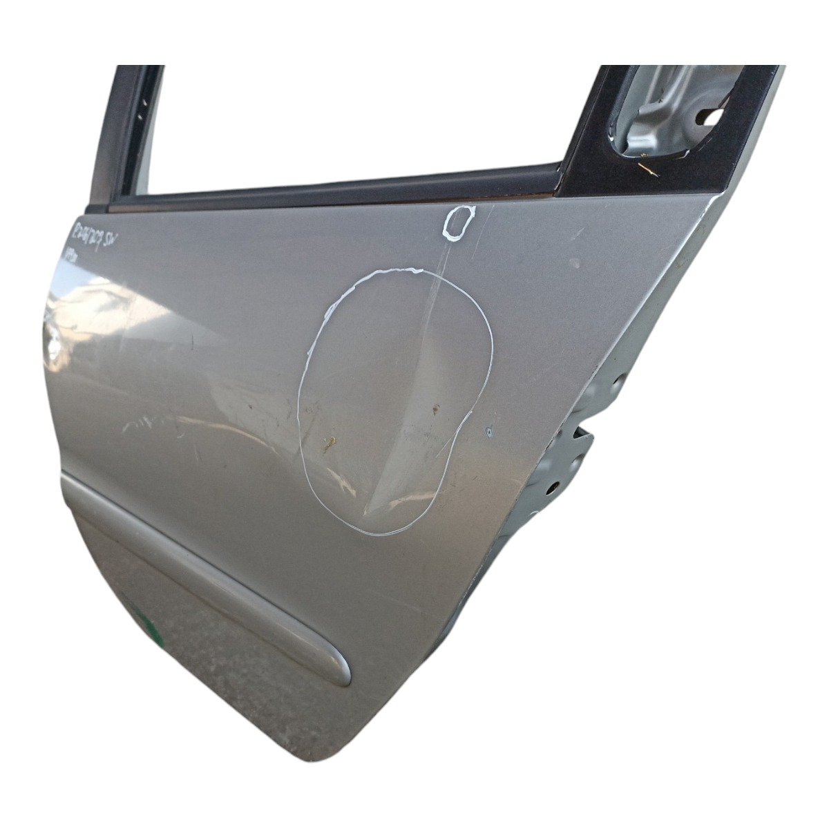 Porta Traseira Esquerda Peugeot 206 207 Sw Com Detalhe Traseira Esquerdo Prata 7