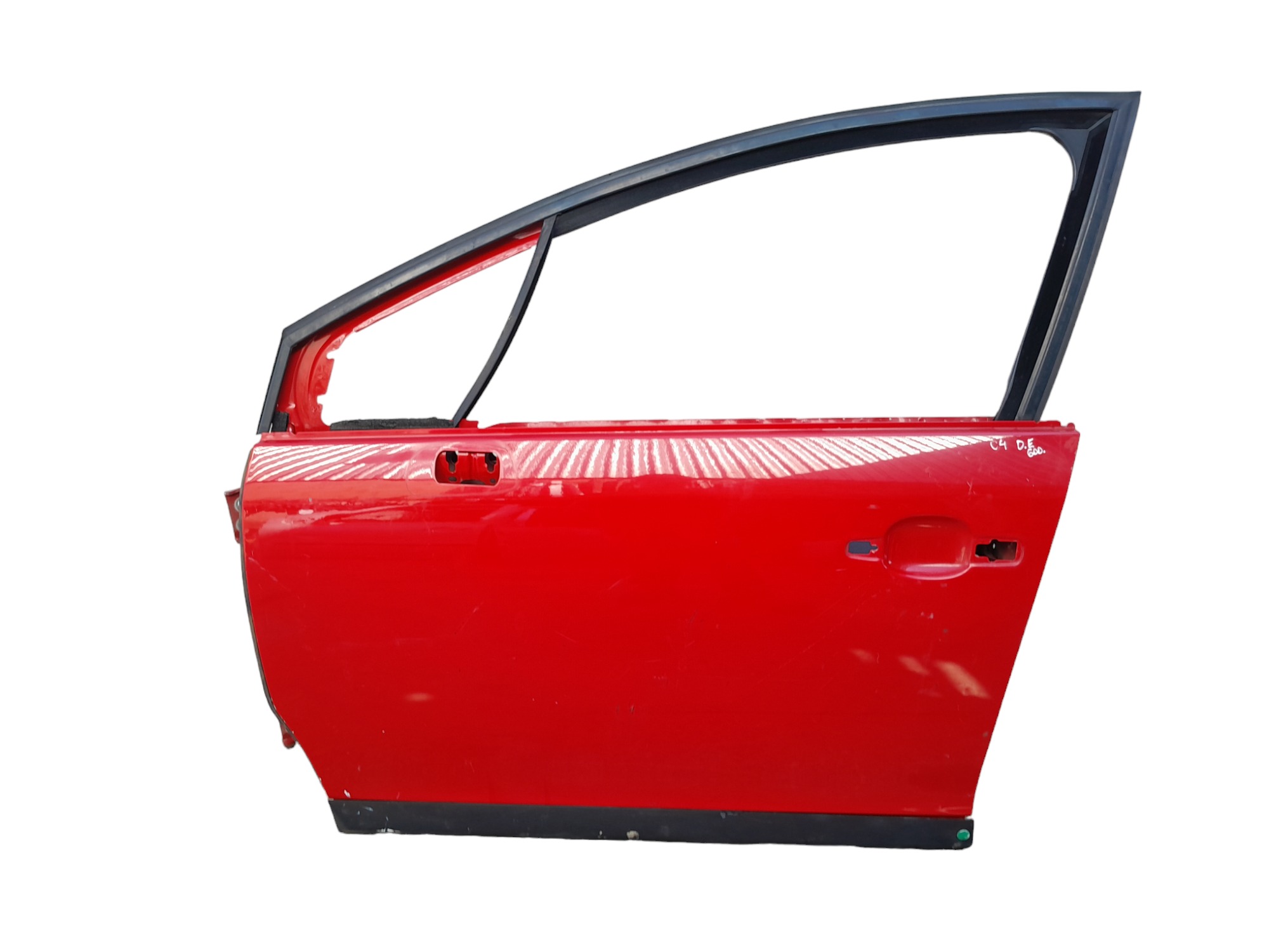 Porta Dianteira Esquerda Citroen C4 Original  Dianteira Esquerdo Vermelho 1
