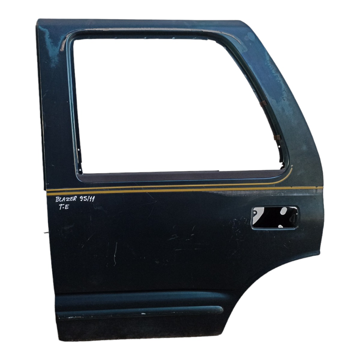 Porta Traseira Esquerda Chevrolet Blazer 1995/2011 Original Traseira Esquerda Verde 1
