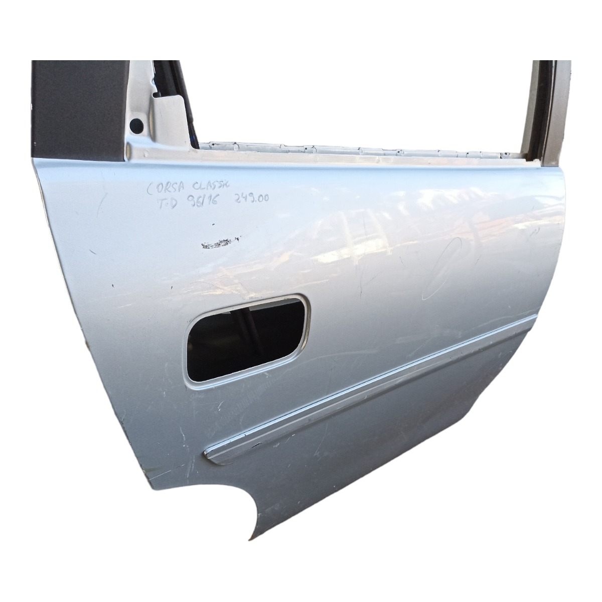 Porta Traseira Direita Gm Corsa Classic 1996 A 2016 Original Traseira Direito Prata 4