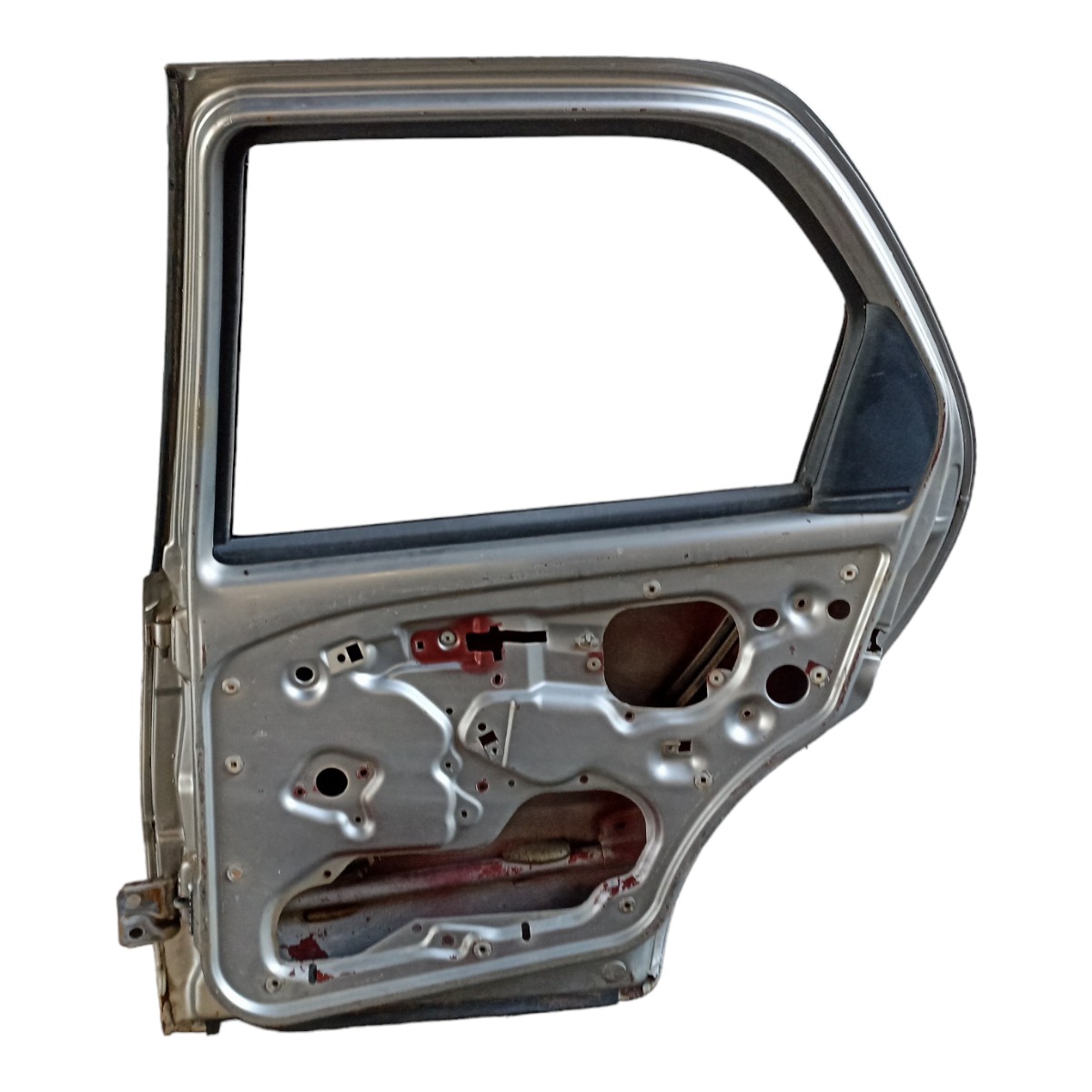 Porta Traseira Direita Fiat Palio Siena 1996 A 2003  Traseira Direito Prata 4