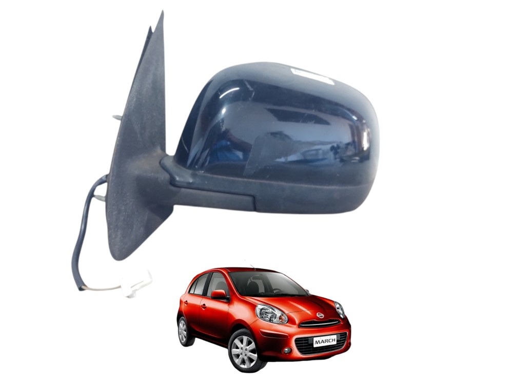 Retrovisor Elétrico Esquerdo Nissan March 2011 A 2015 1