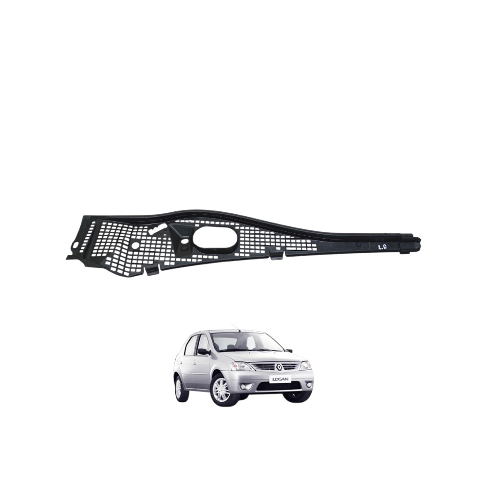 Grade Churrasqueira Logan Lado Direito 2007 A 2013 – Preto