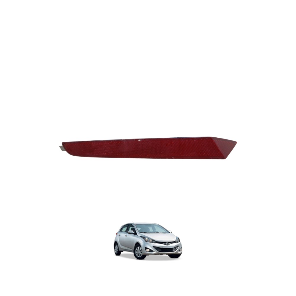 Refletor Esquerdo Parachoque Traseiro Hb20 2016/19 Original Vermelho