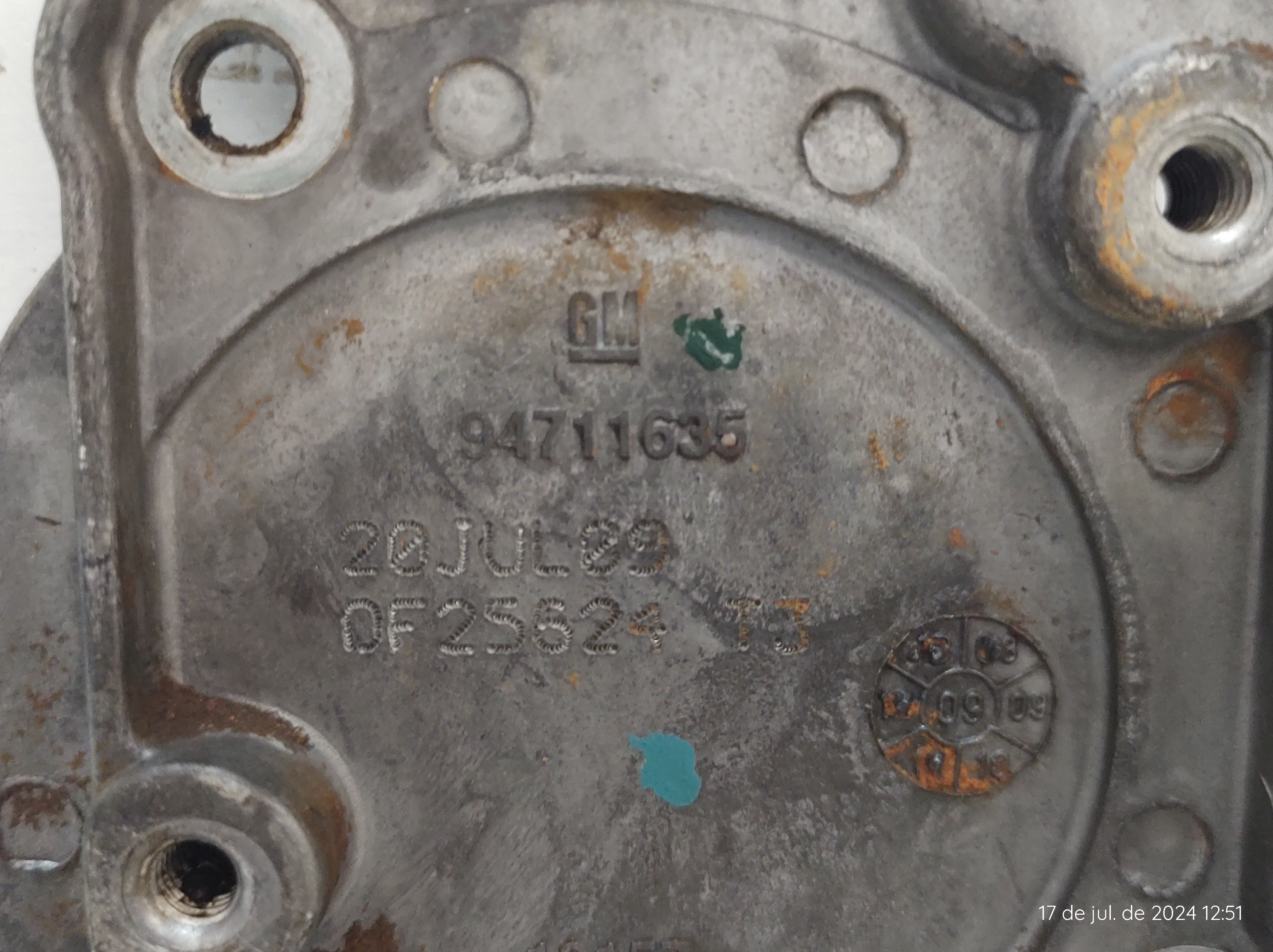 Tampa Lateral Comando Celta Corsa 1.0 07 A 16 94711635 3