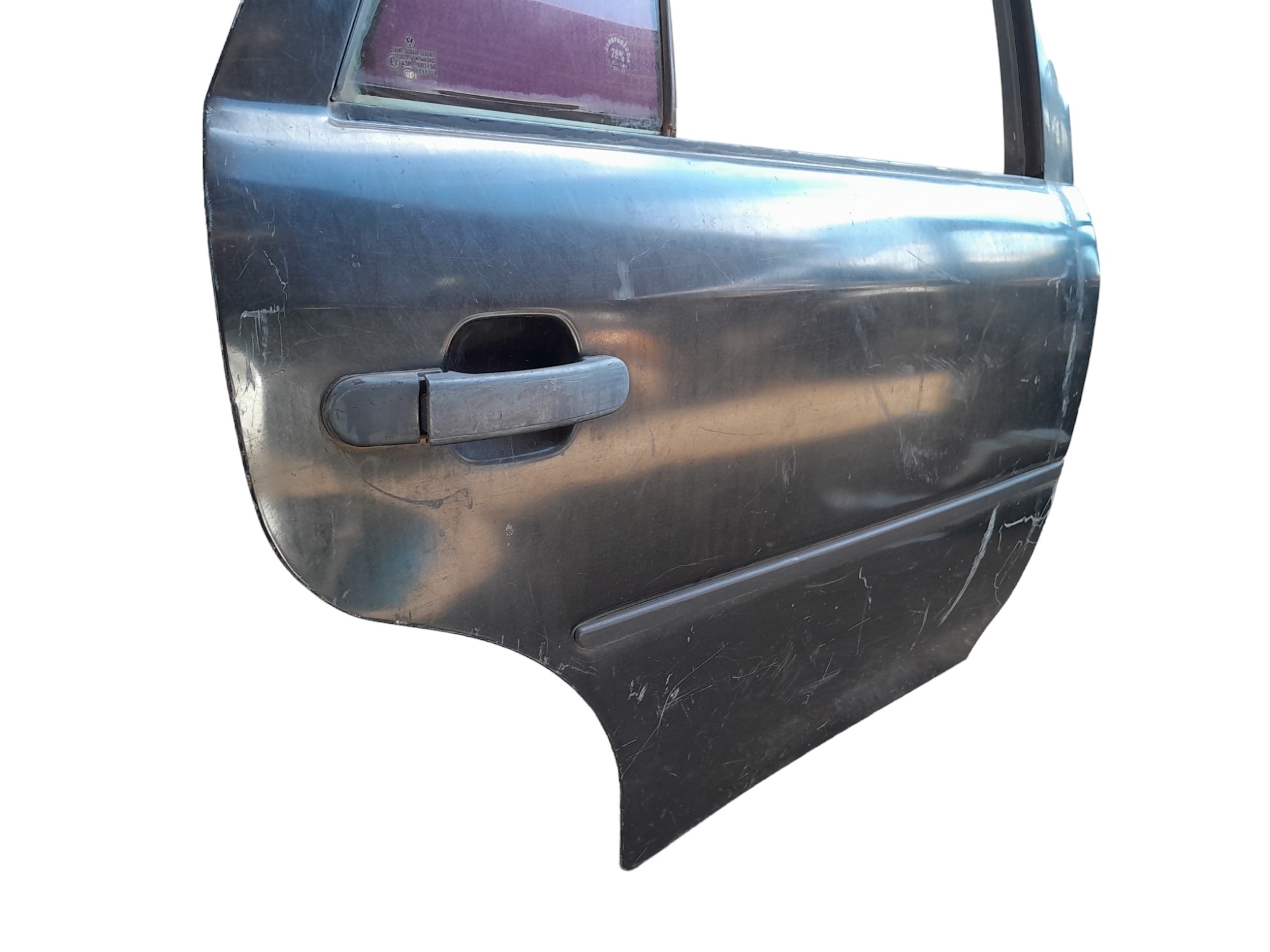 Porta Traseira Direita Volkswagen Parati Gol G2 G3 Filé Traseira Direito Preto 4