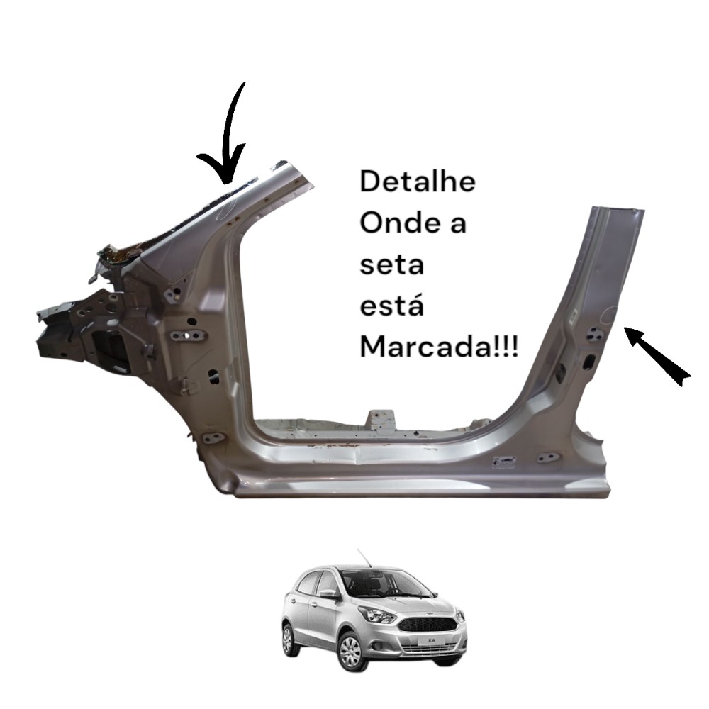 Caixa Ford Ka Hatch Ar Coluna Esquerda 2014 2015 2016 A 2019