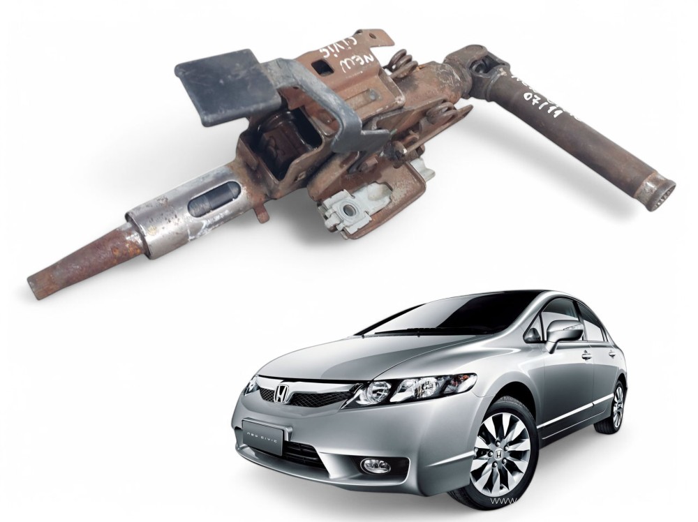 Coluna direção escamoteável new civic 2007 a 2011