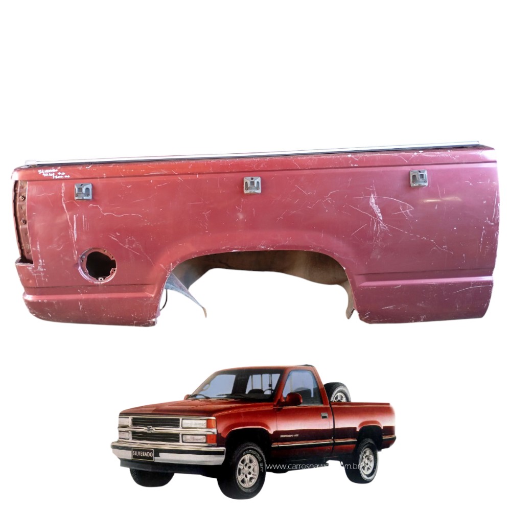 Lateral Retalho Lado Direito Silverado 1997 1998 1999 A 2001