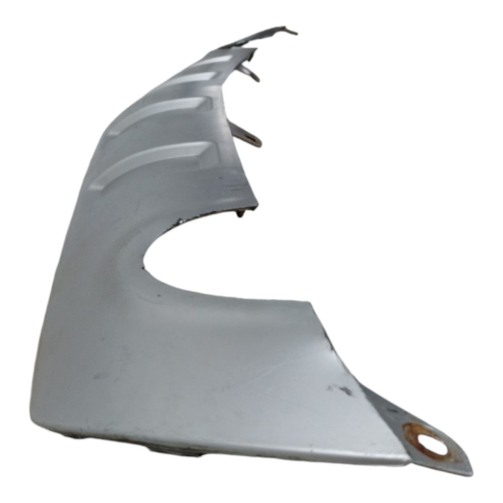 Moldura Inferior Parachoque Traseiro 2008 2009 A 2017 Prata Plástico 4