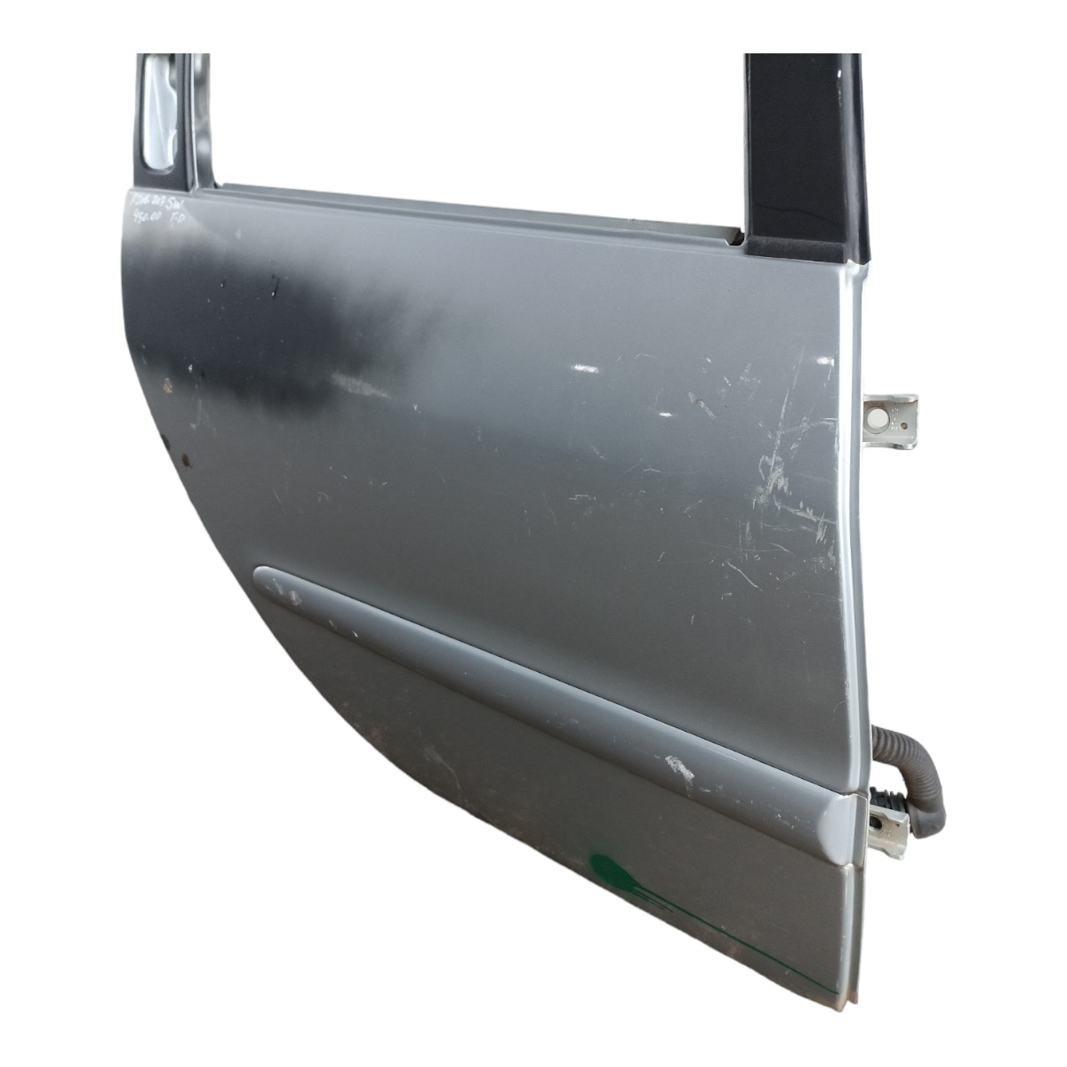 Porta Traseira Direita Peugeot 206 207 Sw Bom Estado Origina Traseira Direito Prata 4