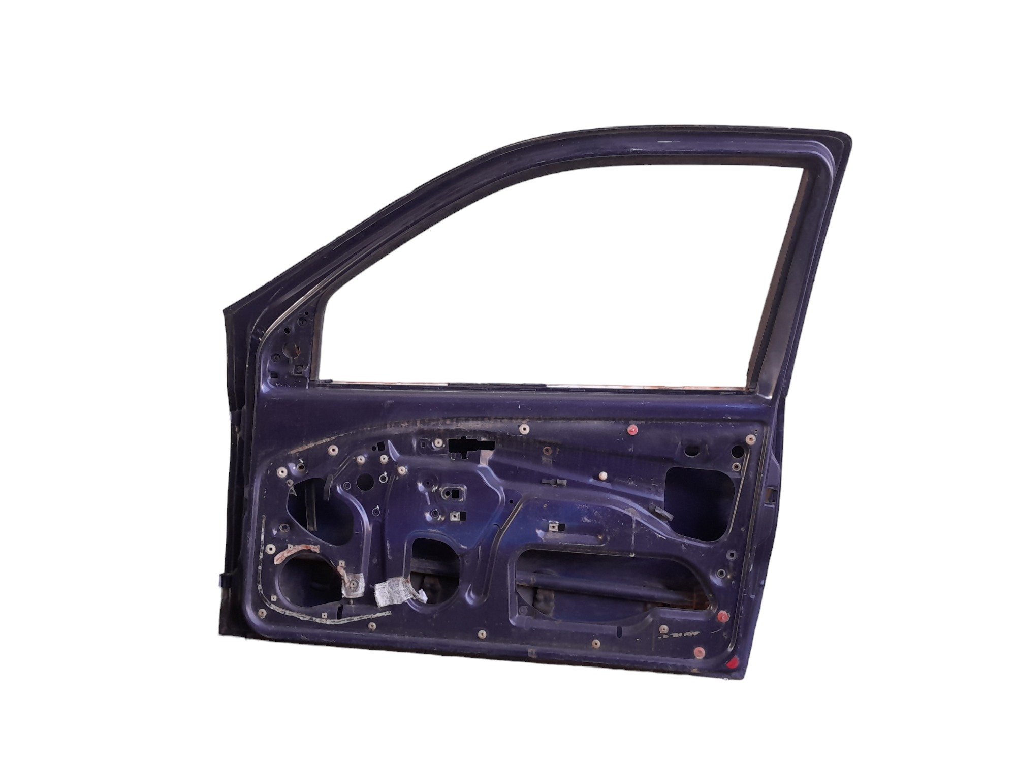 Porta Lado Direito Fiat Strada Palio 1996 A 2003 Filé Dianteira Direito Azul 4