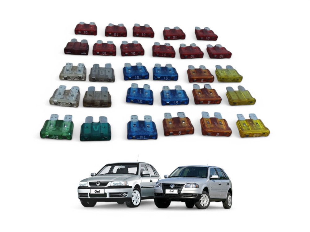Kit Fusíveis Gol Saveiro Parati G4 2006  A 2012