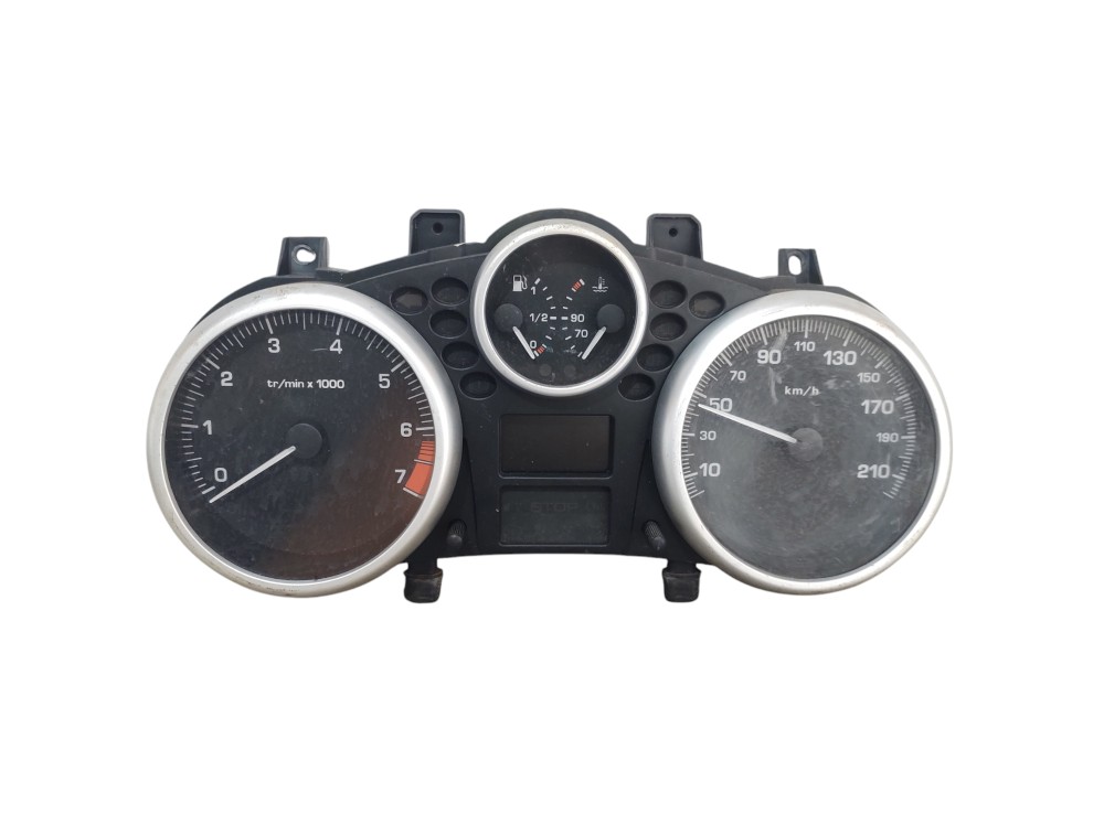 Painel Instrumento Velocímetro Peugeot 207 2007 A 2013 Preto 6