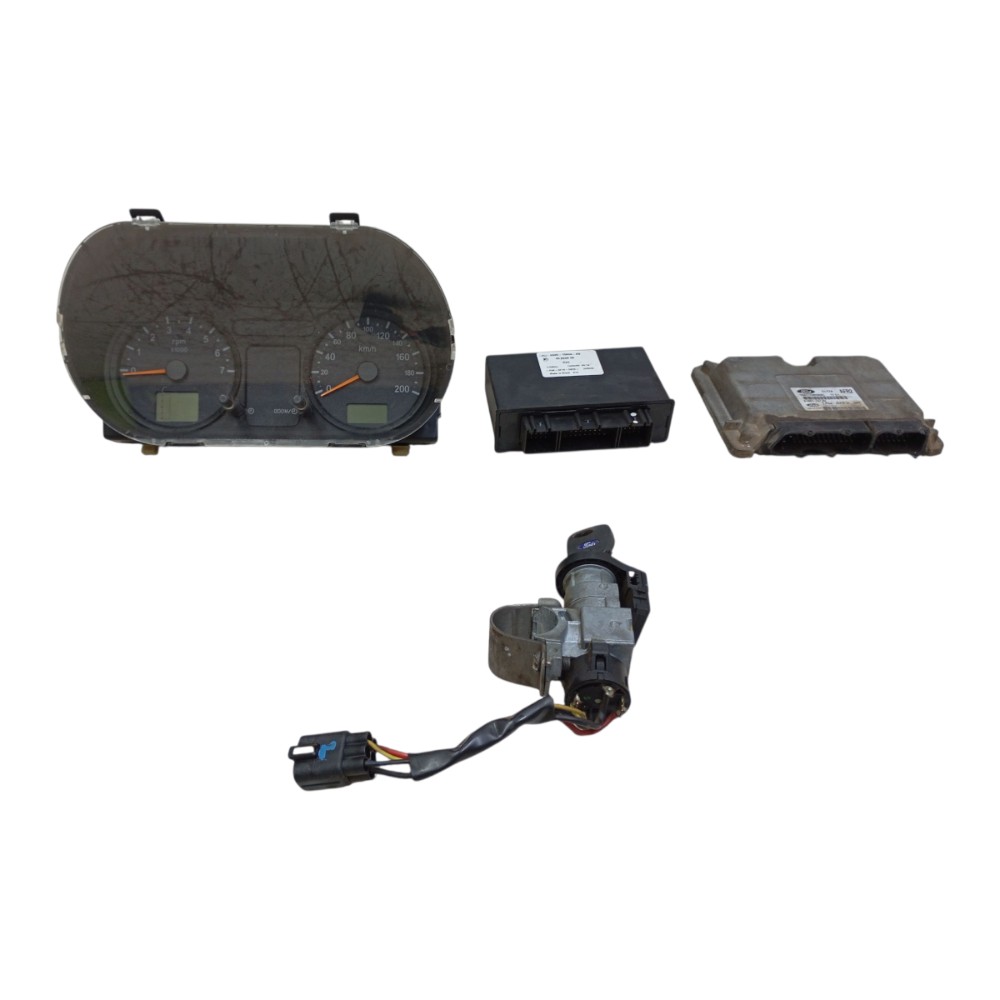 Kit Code Módulo Injeção Fiesta 1.6 2005 5s6512a650ac