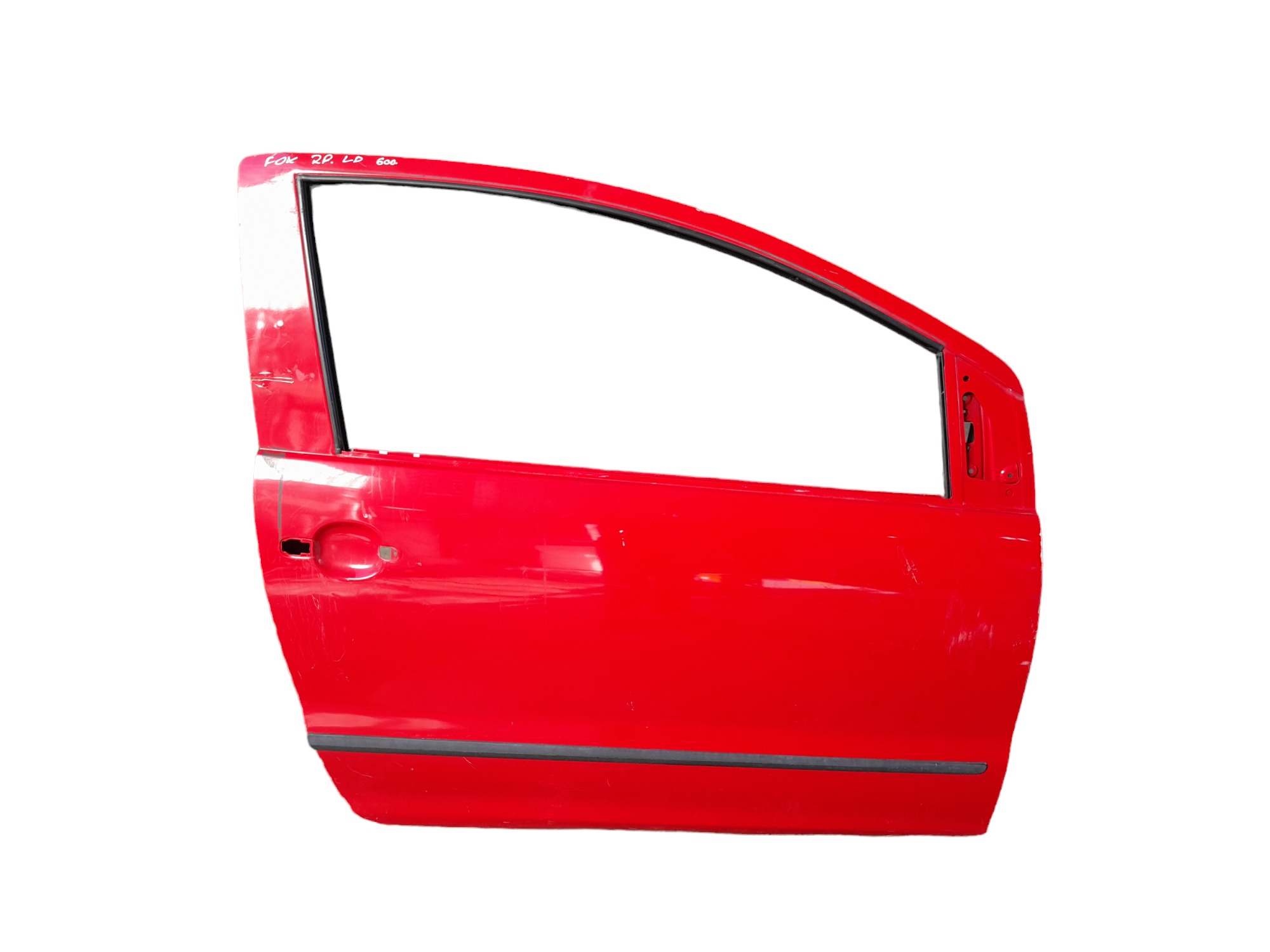 Porta Lado Direito Volkswagen Fox 2003 A 2010 2 Portas Dianteira Direito Vermelho