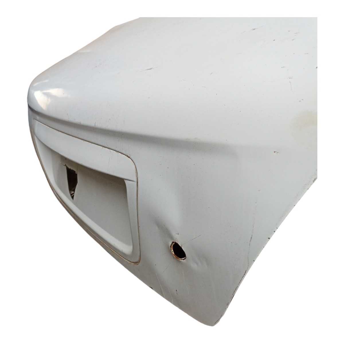 Tampa Traseira Fiat Siena Fire 2001 2002 2003 C/avaria Branco 3